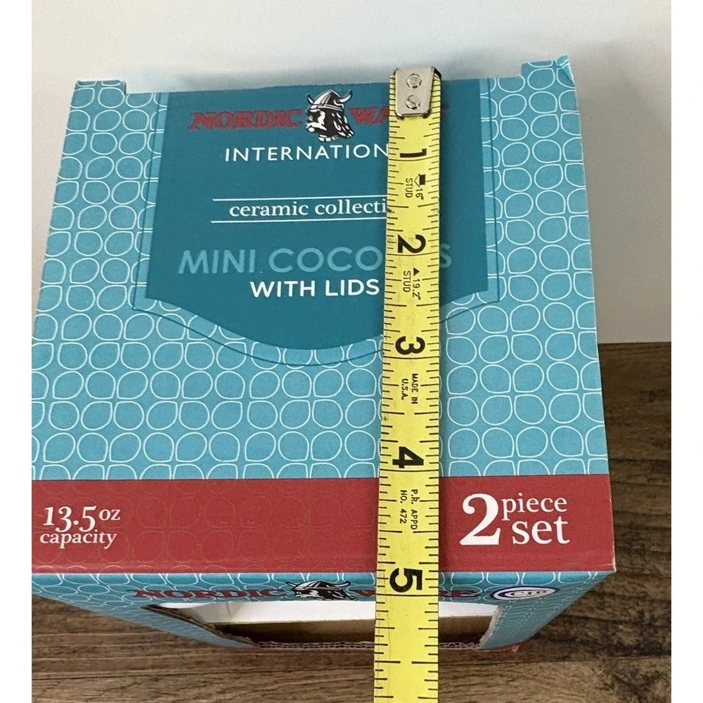 Nordic Ware Ceramic Mini Cocottes 2 Piece Set 13.5 Oz